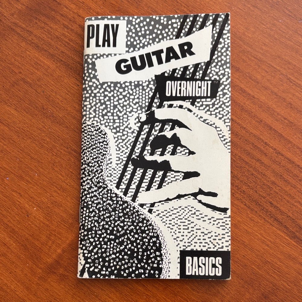 Play Guitar Overnight Basics Booklet - Black & White
